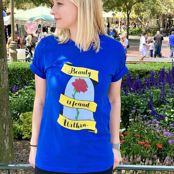 Disney Inspired Beauty and the Beast Beauty is Found Within T-Shirt